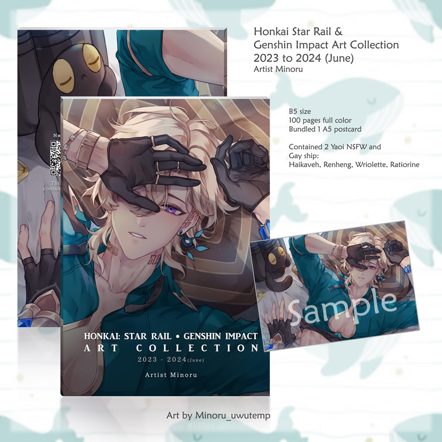 Honkai Star Rail + Genshin Impact Art Collection Artbook (2023 to 2024)